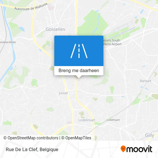 Rue De La Clef kaart