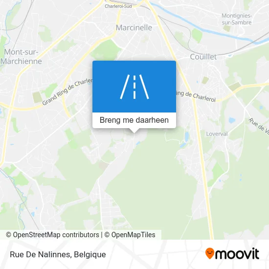 Rue De Nalinnes kaart