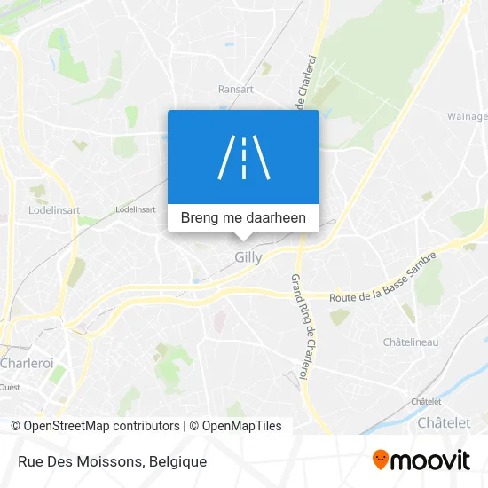 Rue Des Moissons kaart