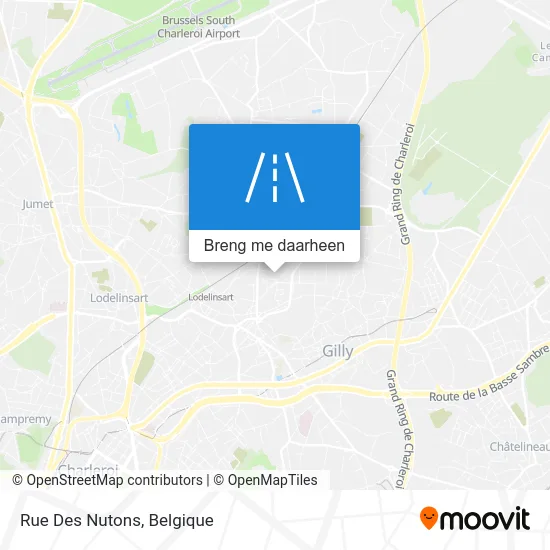 Rue Des Nutons kaart