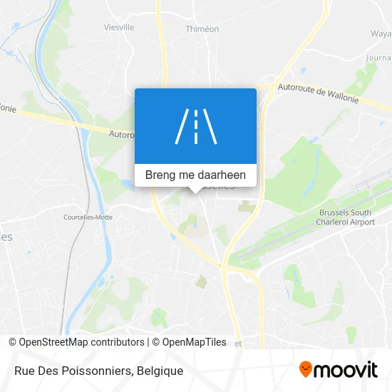 Rue Des Poissonniers kaart