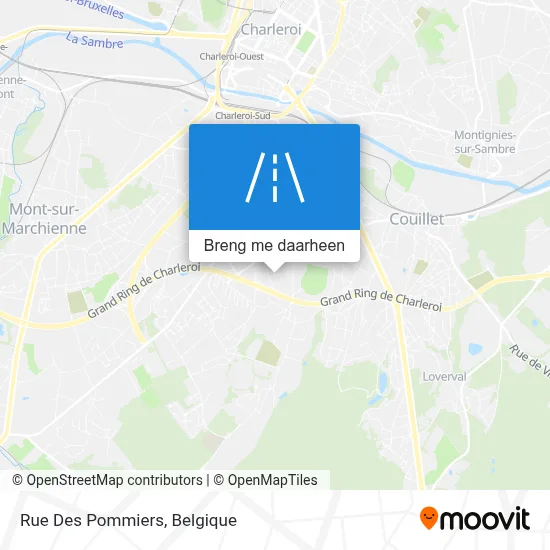 Rue Des Pommiers kaart