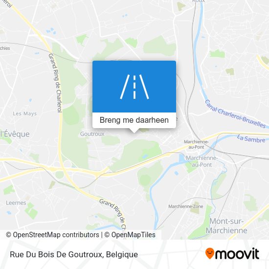 Rue Du Bois De Goutroux kaart