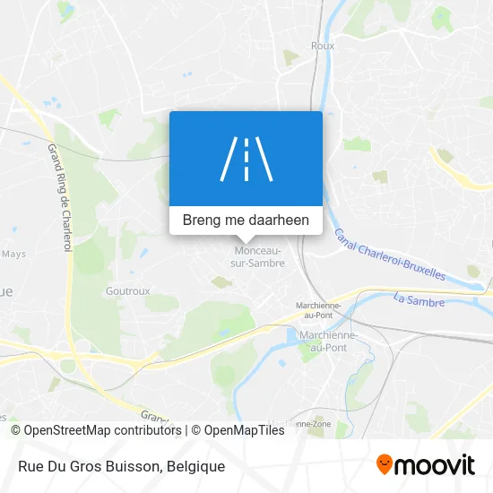 Rue Du Gros Buisson kaart