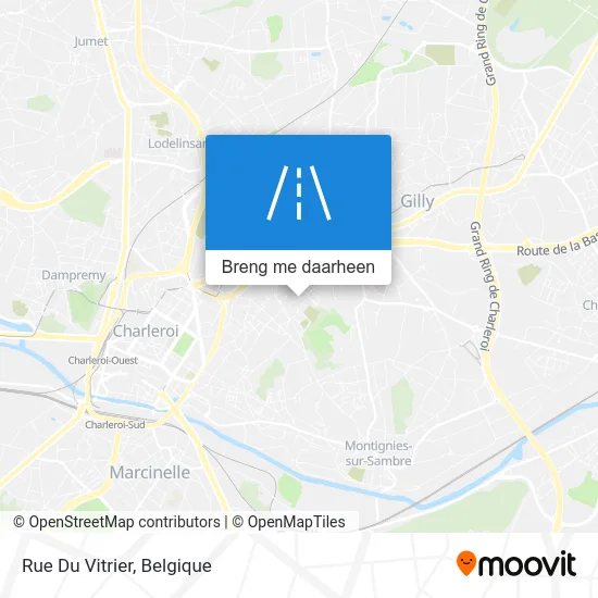 Rue Du Vitrier kaart