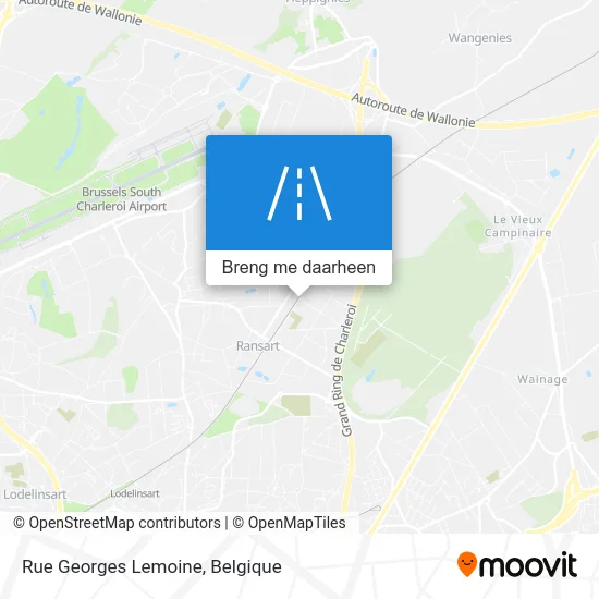Rue Georges Lemoine kaart