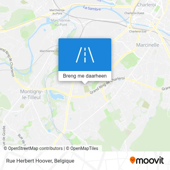 Rue Herbert Hoover kaart