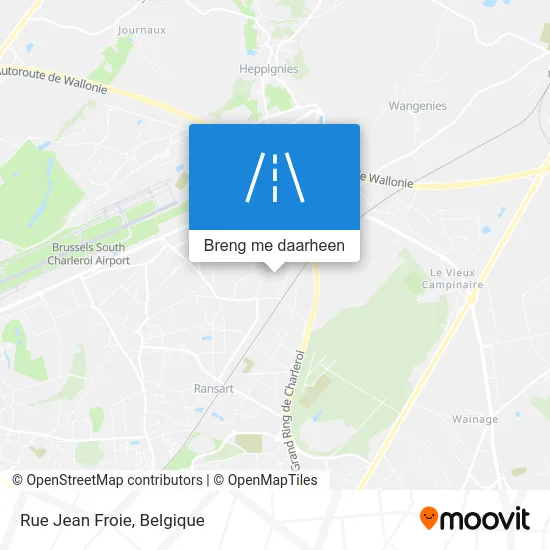 Rue Jean Froie kaart