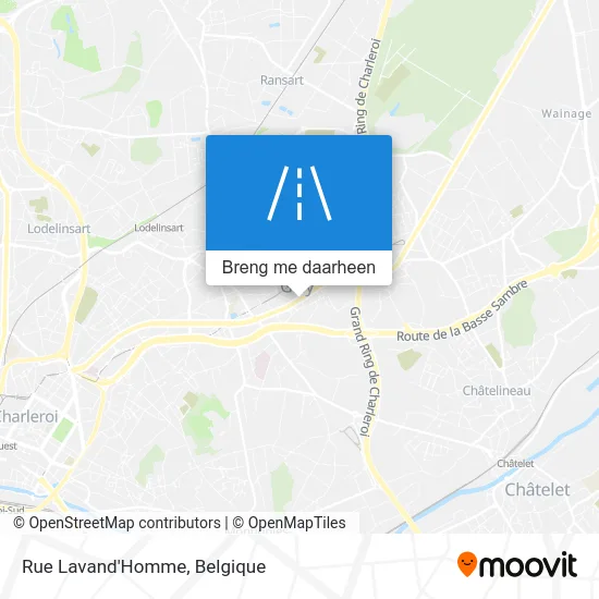 Rue Lavand'Homme kaart