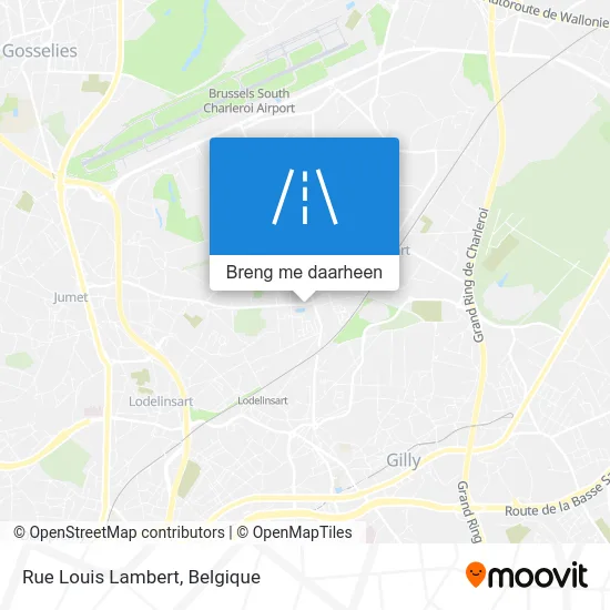Rue Louis Lambert kaart