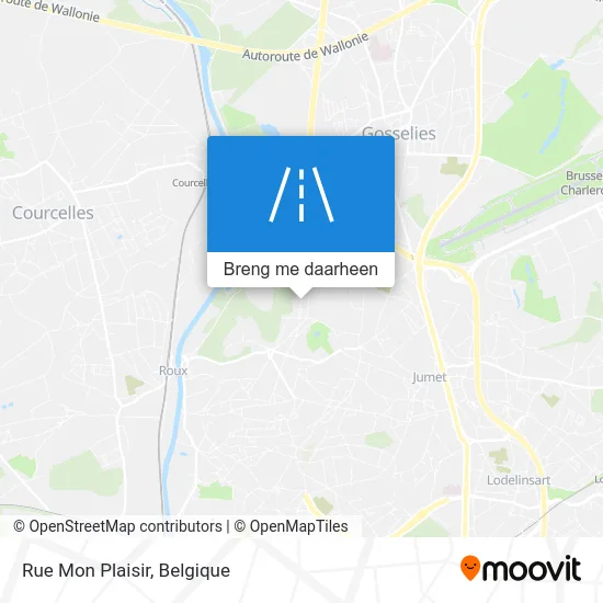 Rue Mon Plaisir kaart