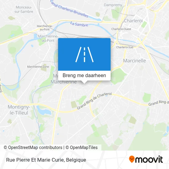 Rue Pierre Et Marie Curie kaart