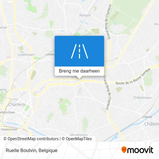 Ruelle Boulvin kaart