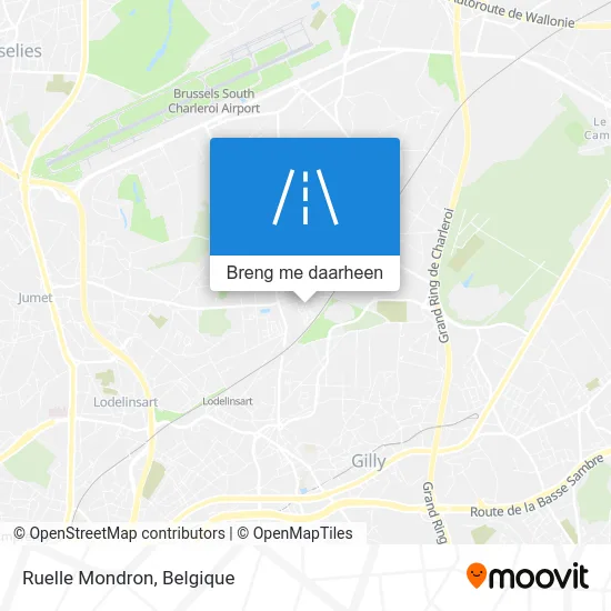 Ruelle Mondron kaart