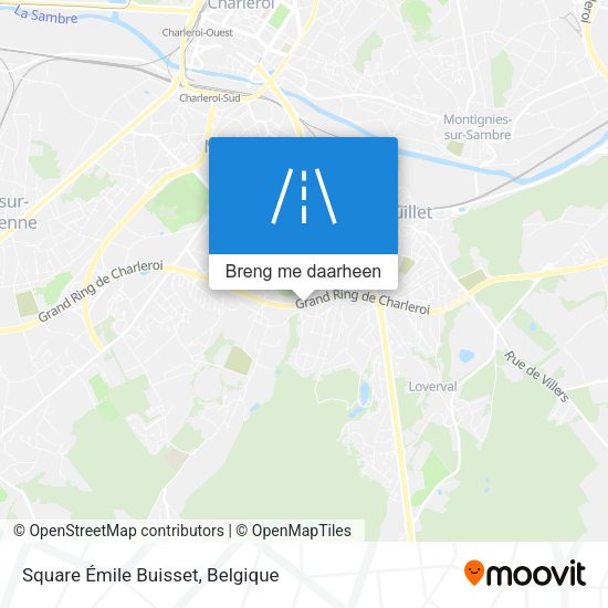 Square Émile Buisset kaart