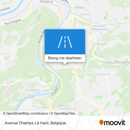 Avenue Champs Là Haut kaart