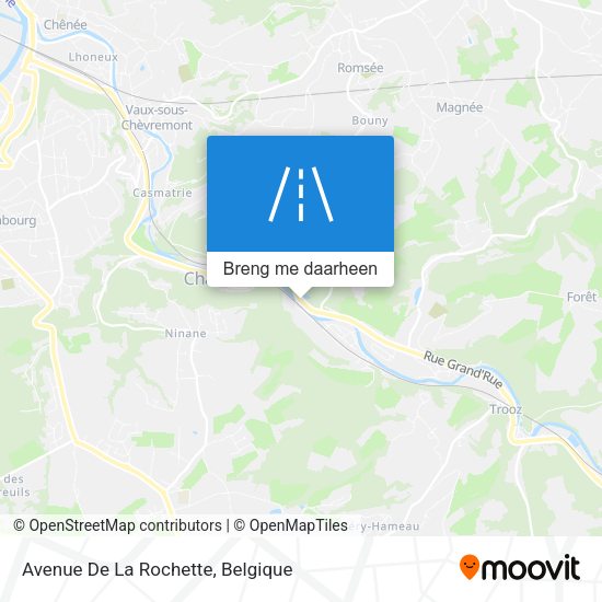 Avenue De La Rochette kaart