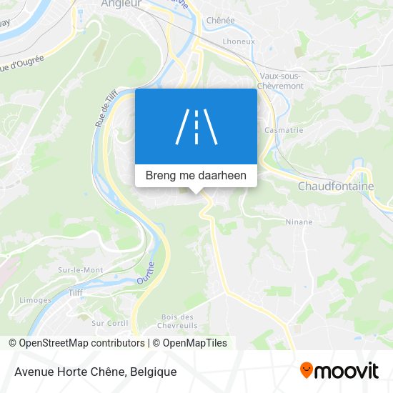 Avenue Horte Chêne kaart