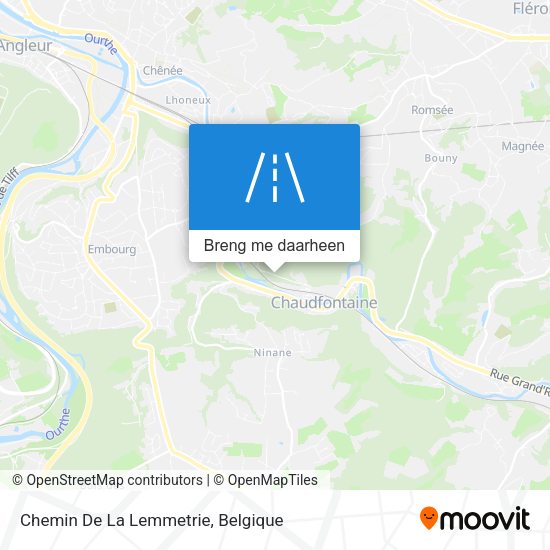 Chemin De La Lemmetrie kaart