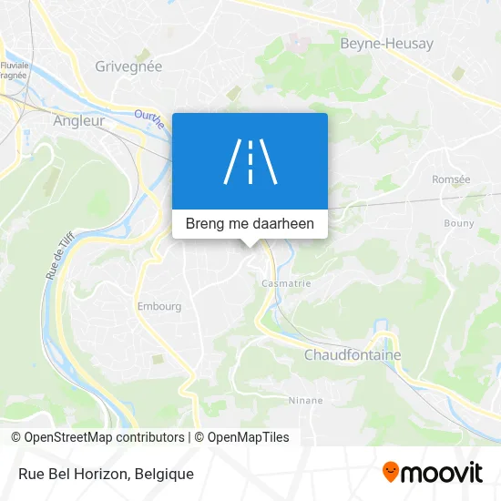 Rue Bel Horizon kaart