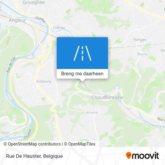 Rue De Hauster kaart