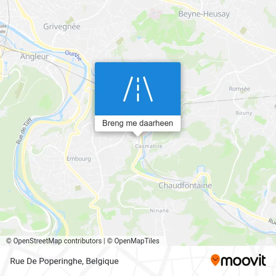Rue De Poperinghe kaart