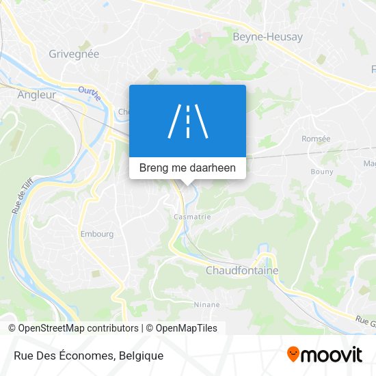 Rue Des Économes kaart