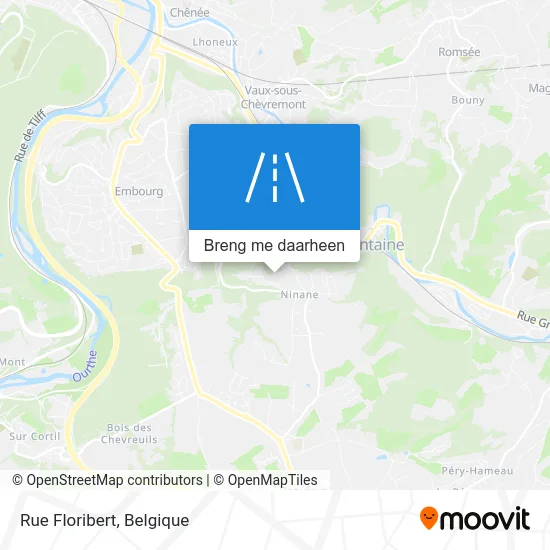 Rue Floribert kaart