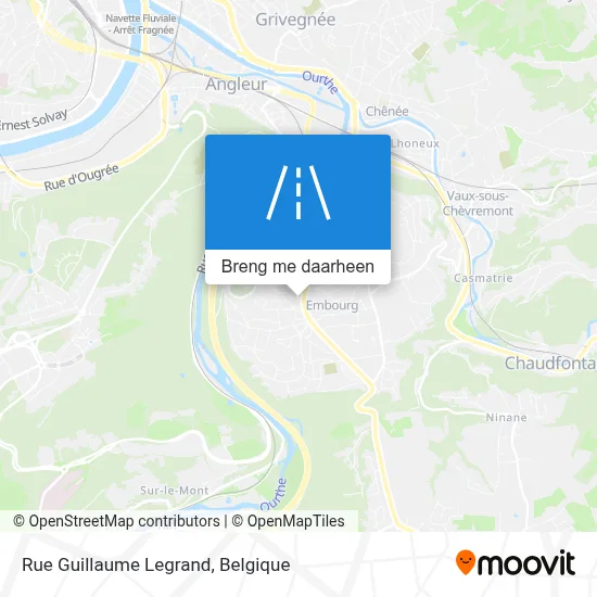Rue Guillaume Legrand kaart