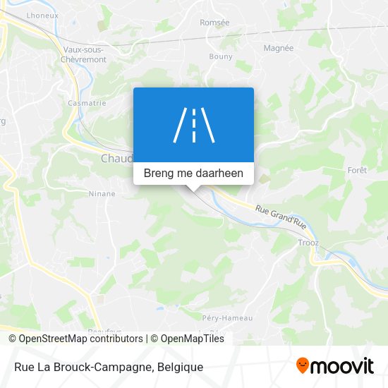 Rue La Brouck-Campagne kaart