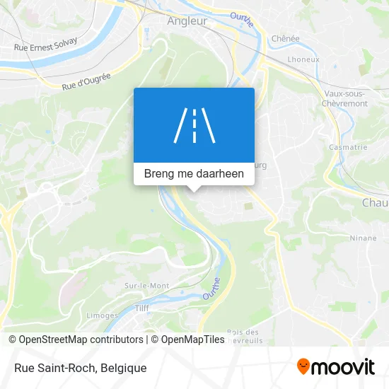 Rue Saint-Roch kaart