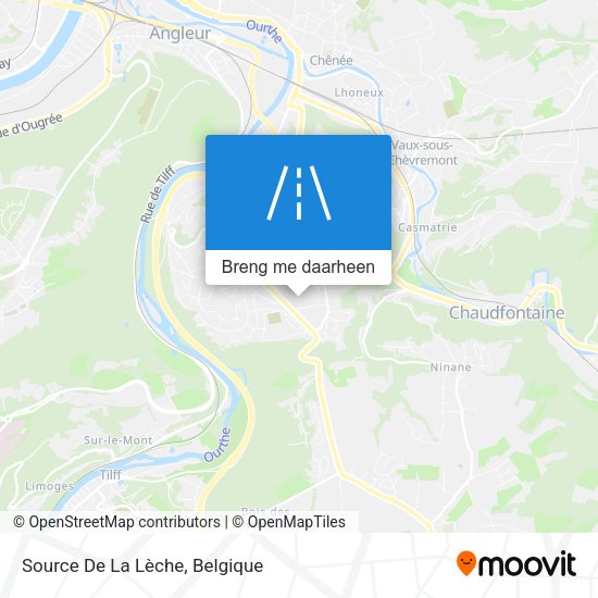 Source De La Lèche kaart