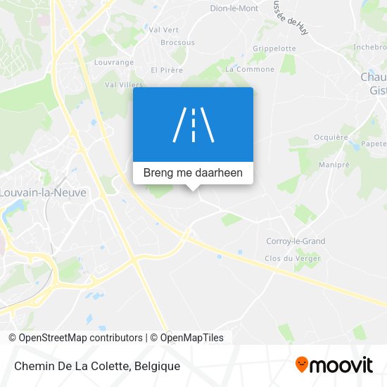 Chemin De La Colette kaart