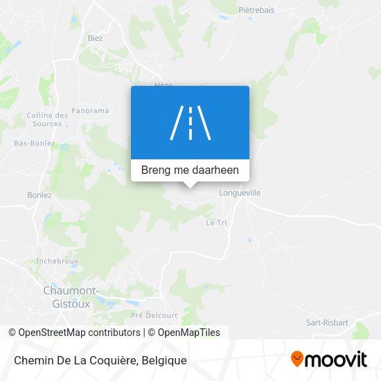 Chemin De La Coquière kaart