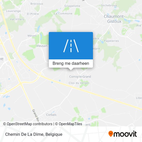 Chemin De La Dîme kaart