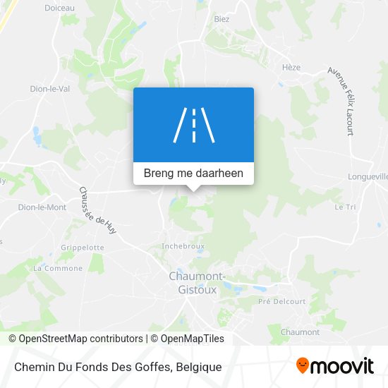 Chemin Du Fonds Des Goffes kaart