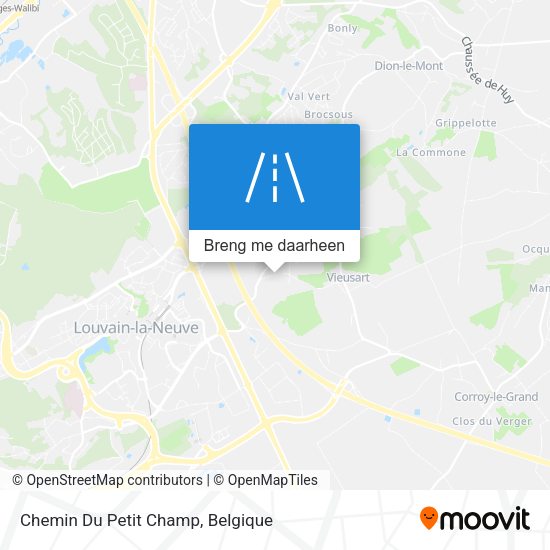 Chemin Du Petit Champ kaart