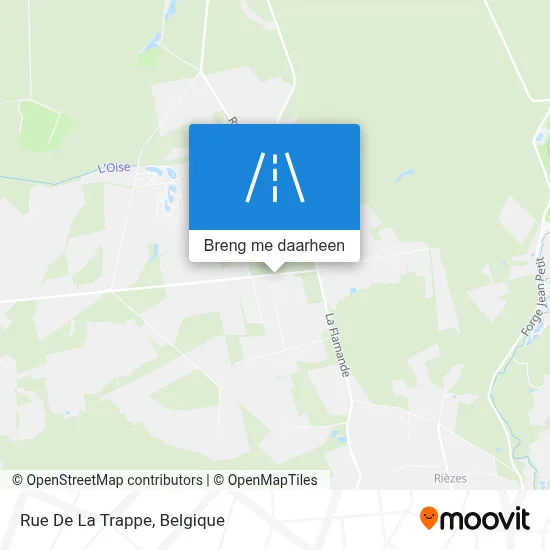 Rue De La Trappe kaart
