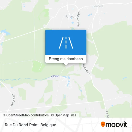 Rue Du Rond-Point kaart