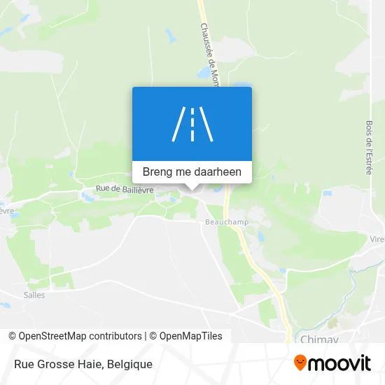 Rue Grosse Haie kaart