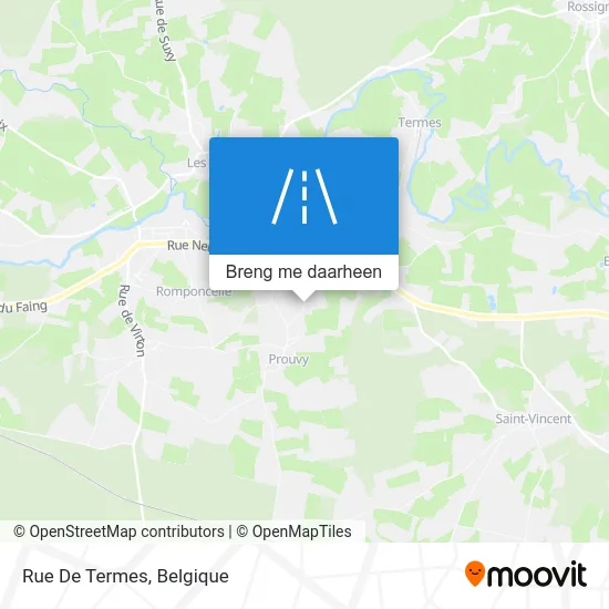 Rue De Termes kaart