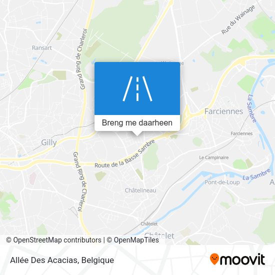 Allée Des Acacias kaart