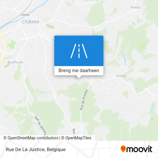 Rue De La Justice kaart