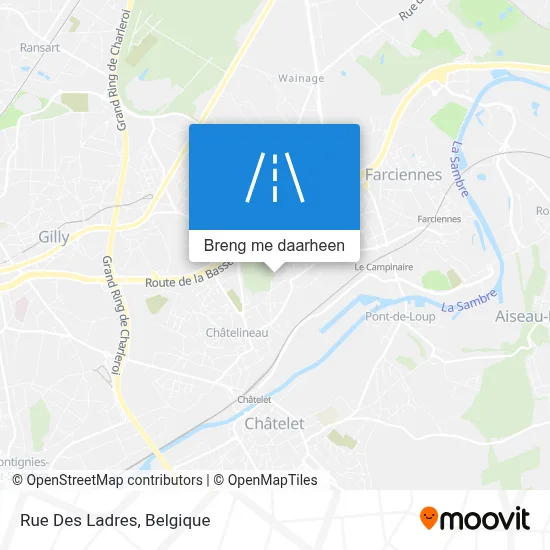 Rue Des Ladres kaart