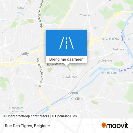 Rue Des Tigres kaart