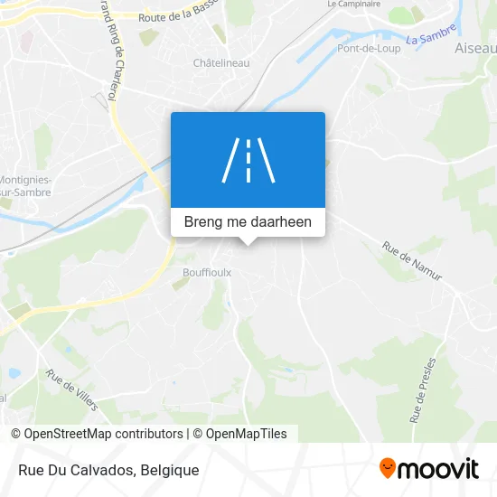 Rue Du Calvados kaart