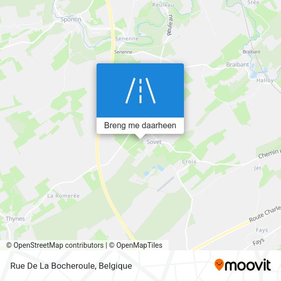 Rue De La Bocheroule kaart