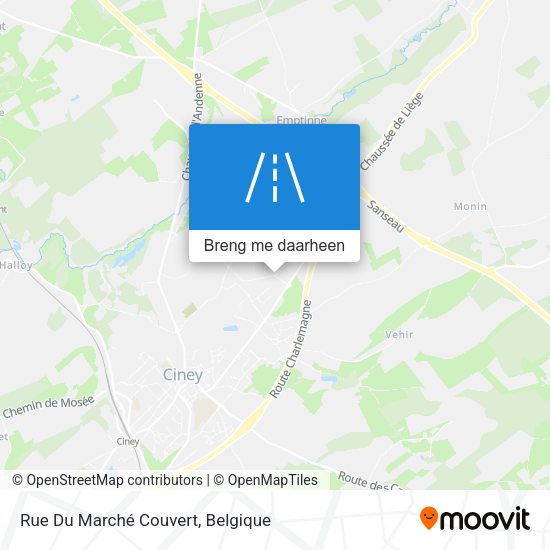 Rue Du Marché Couvert kaart