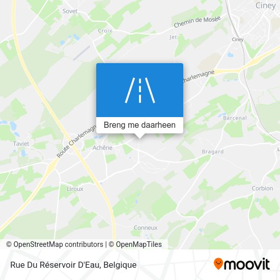 Rue Du Réservoir D'Eau kaart