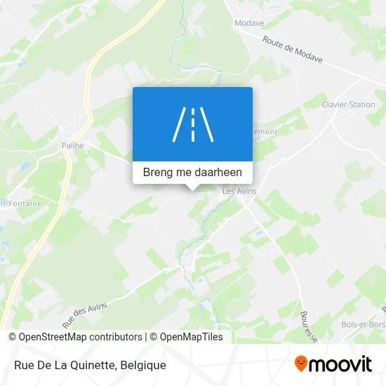 Rue De La Quinette kaart